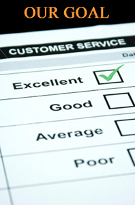 Our goal is excellent customer service